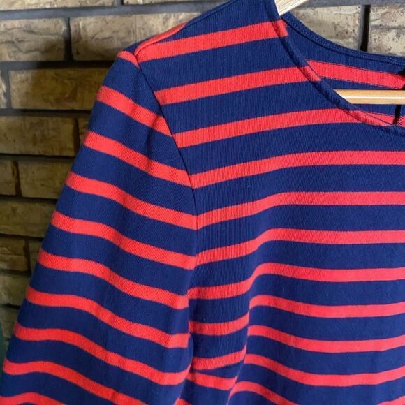 Red and blue striped tshirt dress‎ - Picture 4 of 5